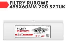 Filtry rurowe 455x60mm 200 sztuk
