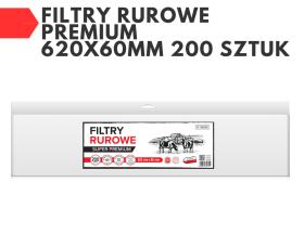 Filtry rurowe PREMIUM 620x60mm 200 sztuk